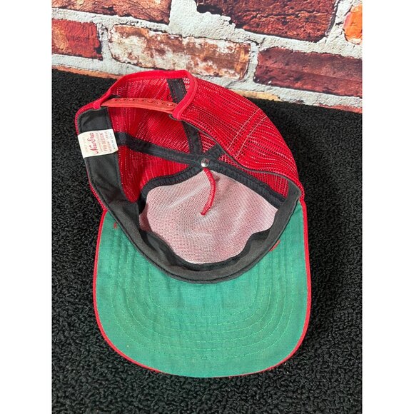 Vintage Cincinnati Reds New Era Red Mesh Snapback Cap With White "C" Logo R3 - Picture 3 of 4